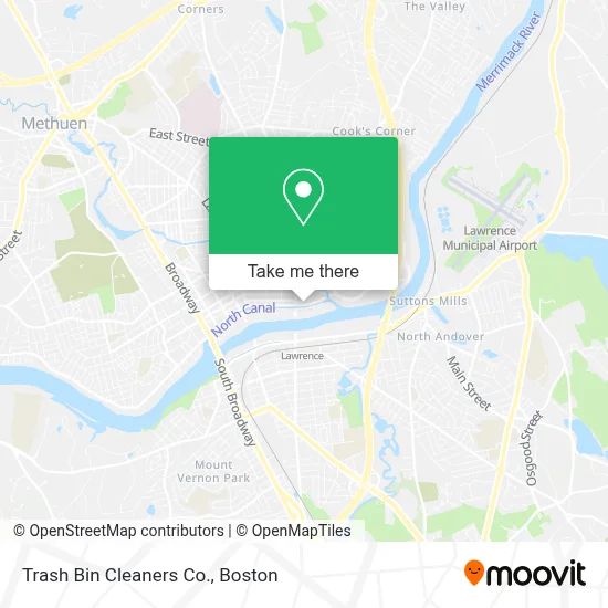 Trash Bin Cleaners Co. map