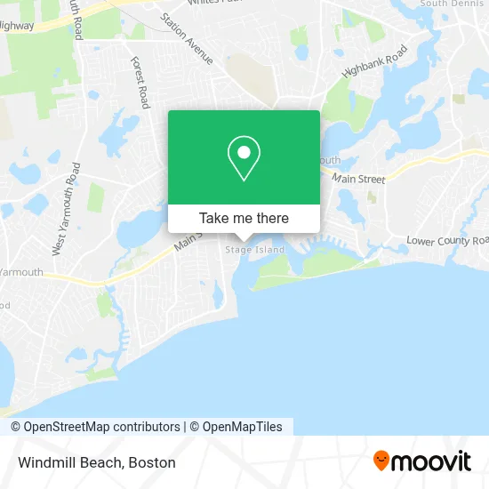 Windmill Beach map