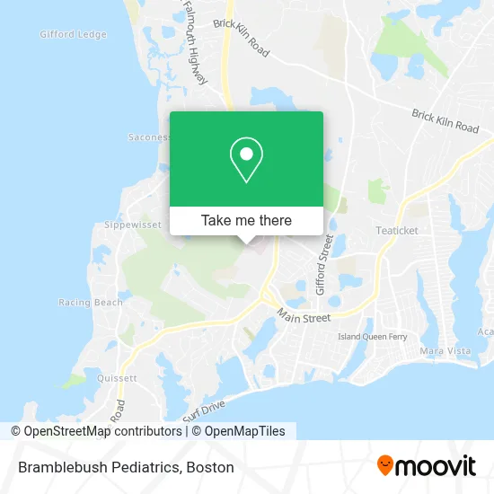 Bramblebush Pediatrics map