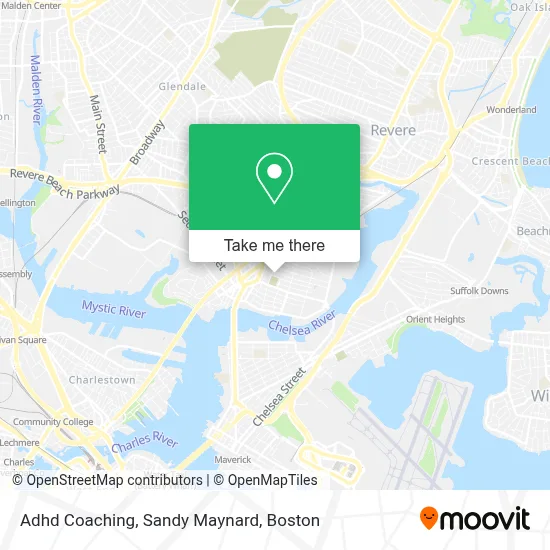 Adhd Coaching, Sandy Maynard map