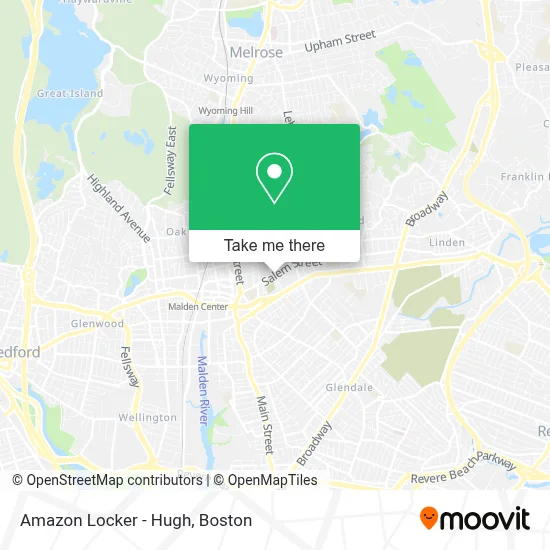 Amazon Locker - Hugh map