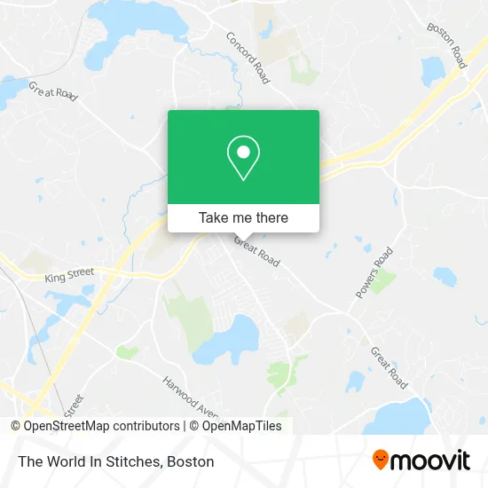 The World In Stitches map