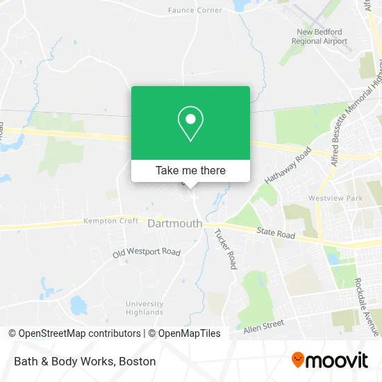 Bath & Body Works map