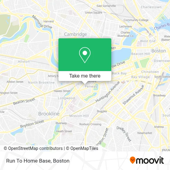 Run To Home Base map