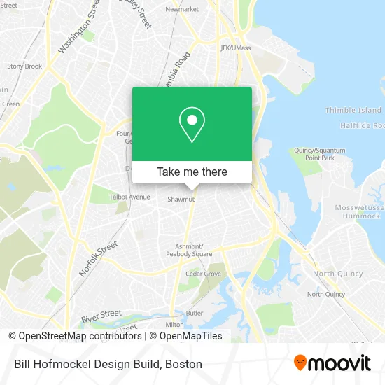 Bill Hofmockel Design Build map