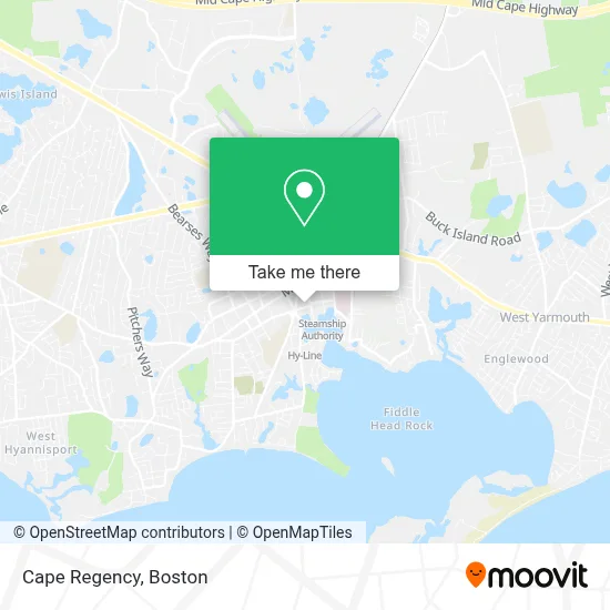 Cape Regency map
