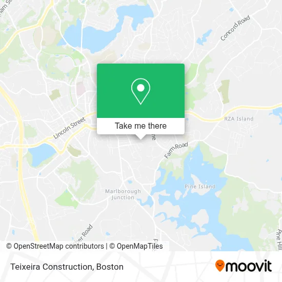 Teixeira Construction map