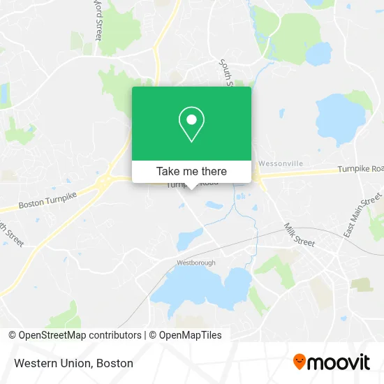 Western Union map