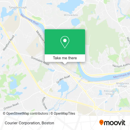 Courier Corporation map