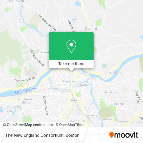 The New England Consortium map