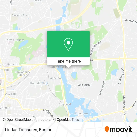 Lindas Treasures map