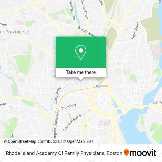 Rhode Island Academy Of Family Physicians map