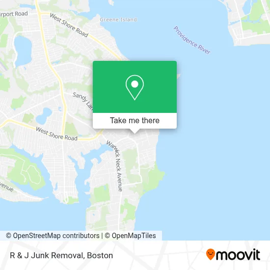 R & J Junk Removal map