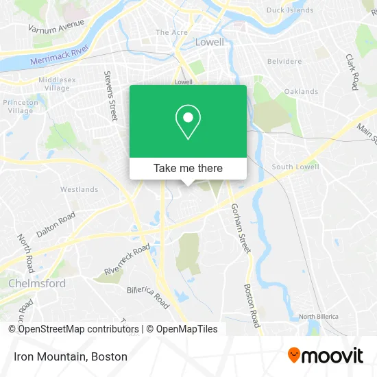 Iron Mountain map