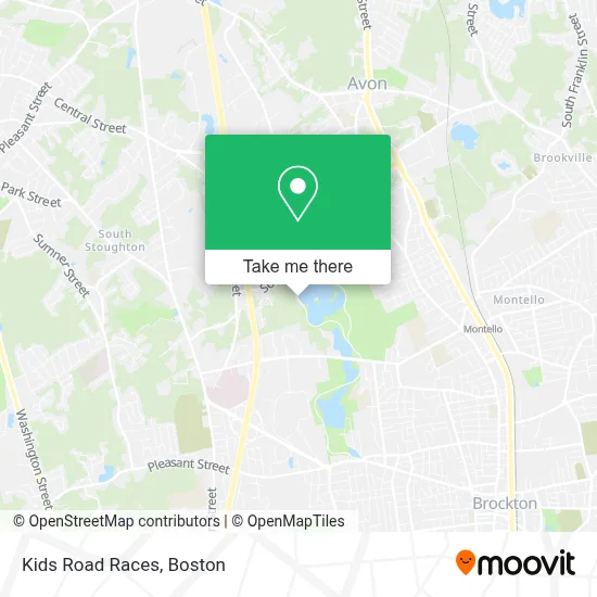 Kids Road Races map