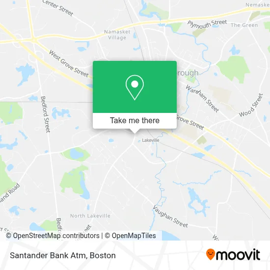 Santander Bank Atm map