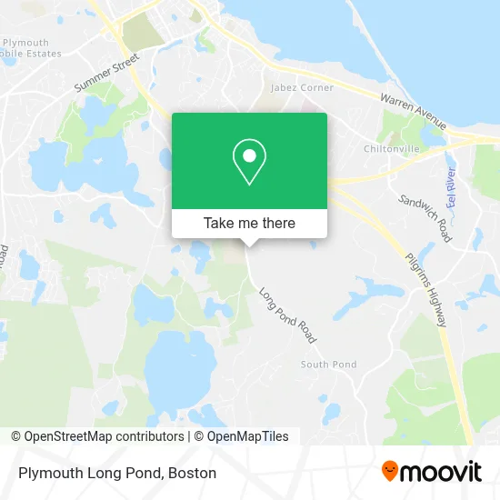 Plymouth Long Pond map