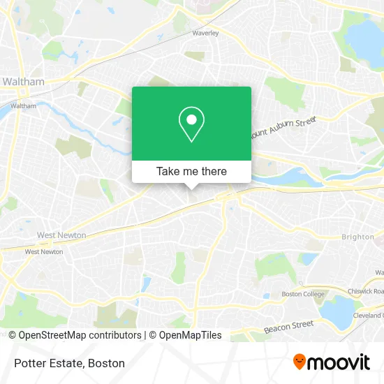 Potter Estate map