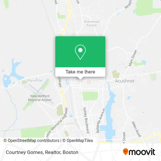 Courtney Gomes, Realtor map