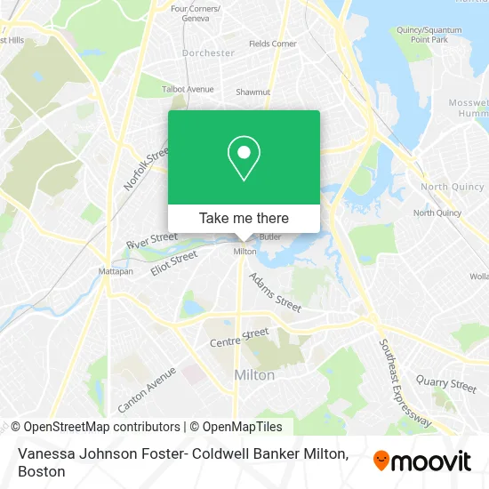 Vanessa Johnson Foster- Coldwell Banker Milton map