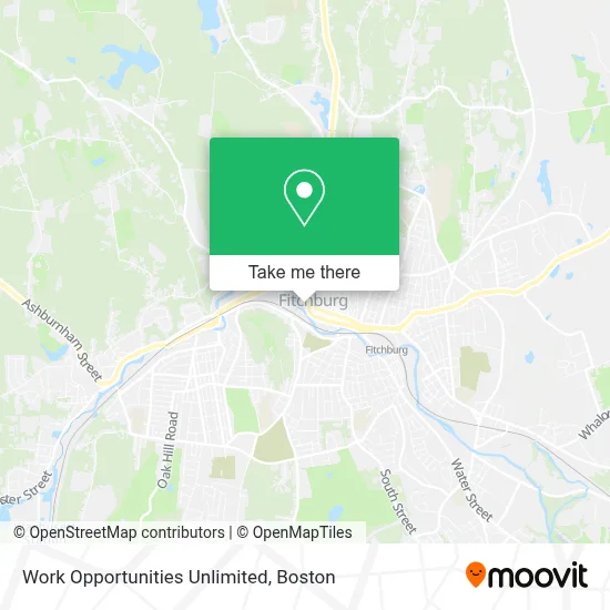 Work Opportunities Unlimited map