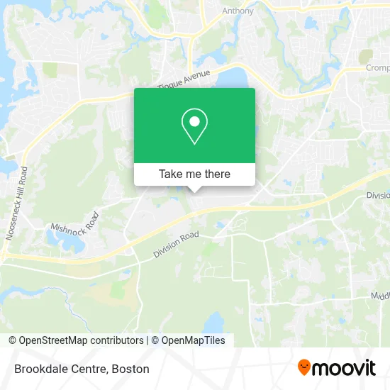 Brookdale Centre map