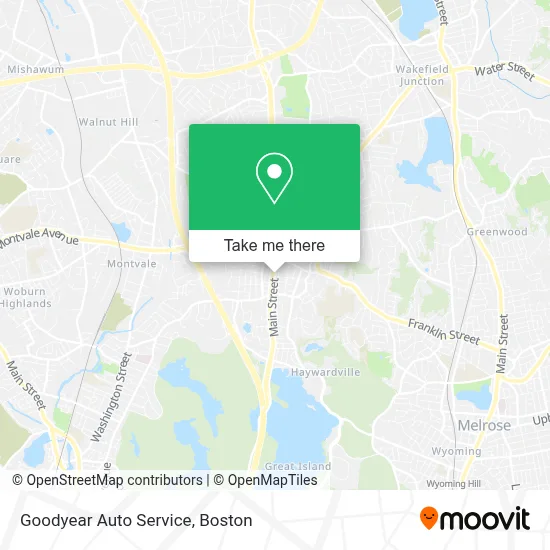 Goodyear Auto Service map