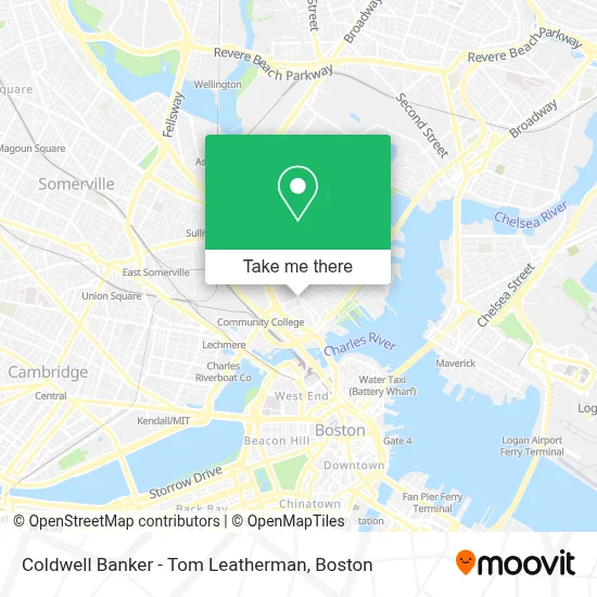 Coldwell Banker - Tom Leatherman map