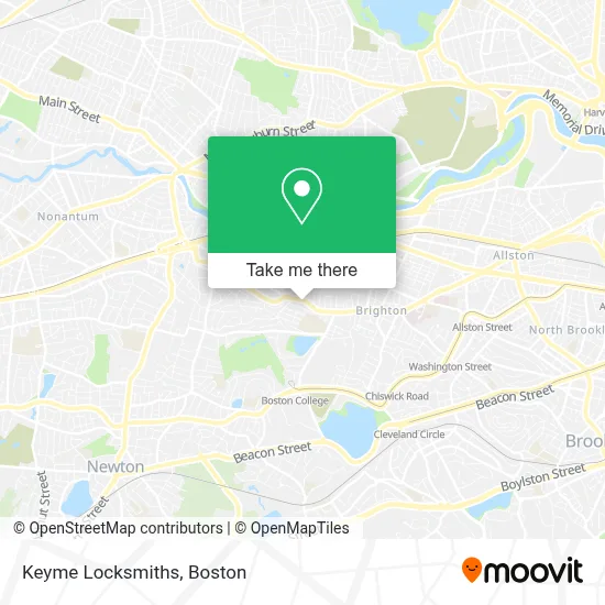 Keyme Locksmiths map