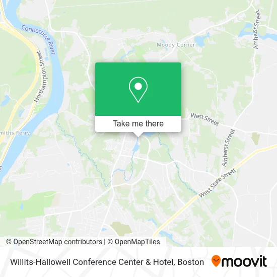 Willits-Hallowell Conference Center & Hotel map