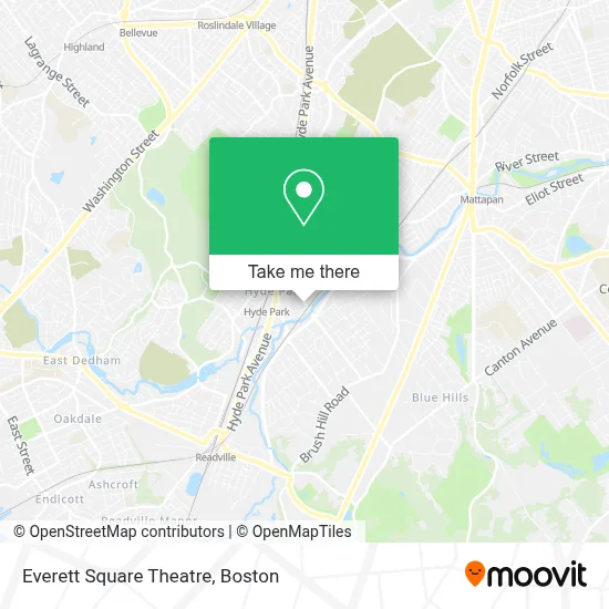 Everett Square Theatre map