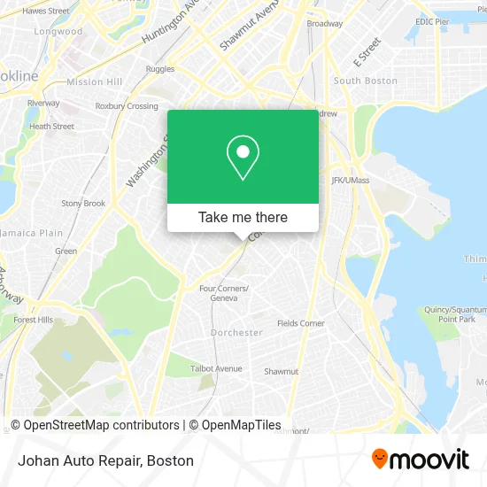 Johan Auto Repair map