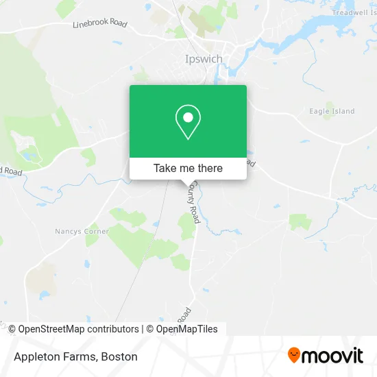 Appleton Farms map