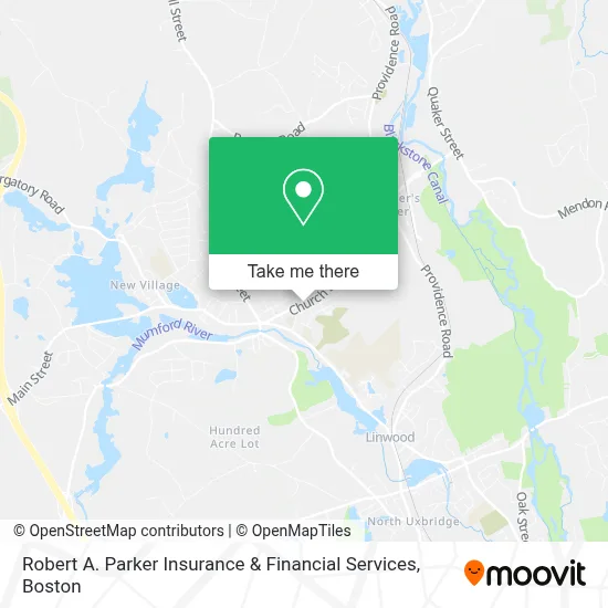 Robert A. Parker Insurance & Financial Services map