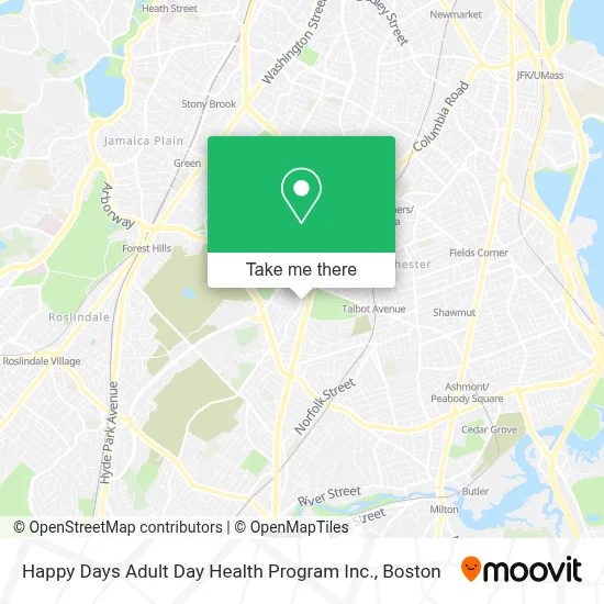 Happy Days Adult Day Health Program Inc. map