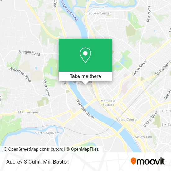 Audrey S Guhn, Md map