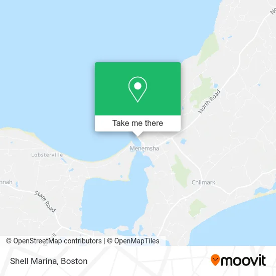Shell Marina map