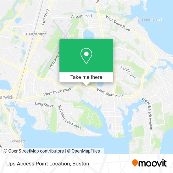 Ups Access Point Location map