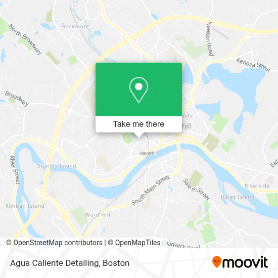 Agua Caliente Detailing map