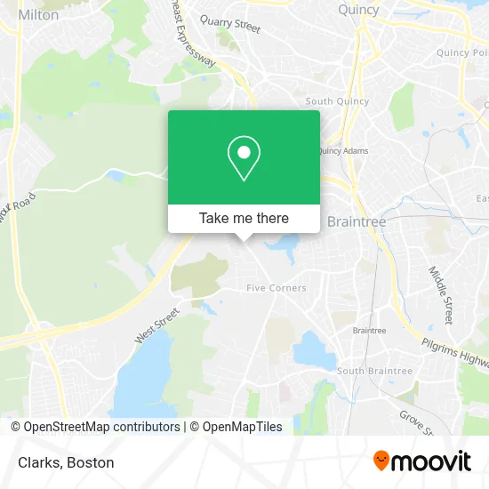 Clarks map