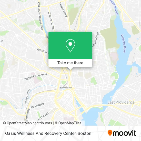 Oasis Wellness And Recovery Center map