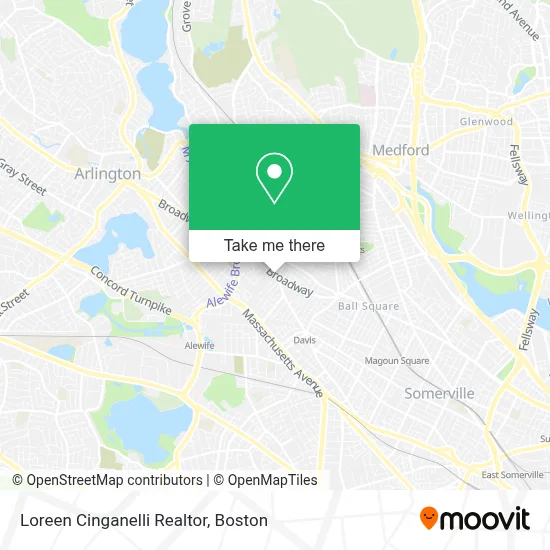 Loreen Cinganelli Realtor map