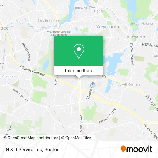 G & J Service Inc map
