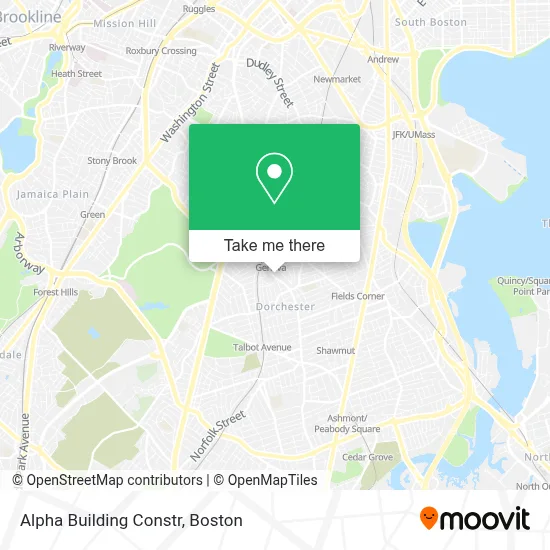 Alpha Building Constr map