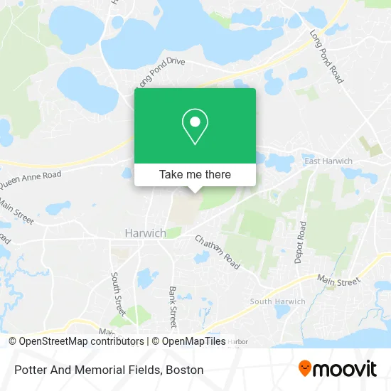 Potter And Memorial Fields map