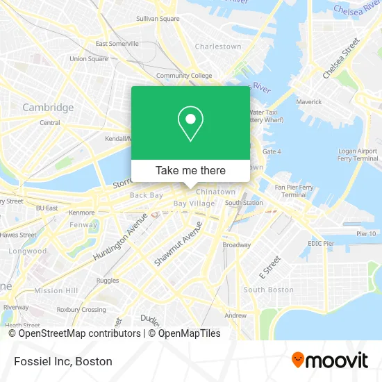 Fossiel Inc map