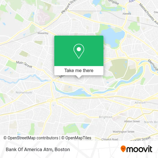 Bank Of America Atm map