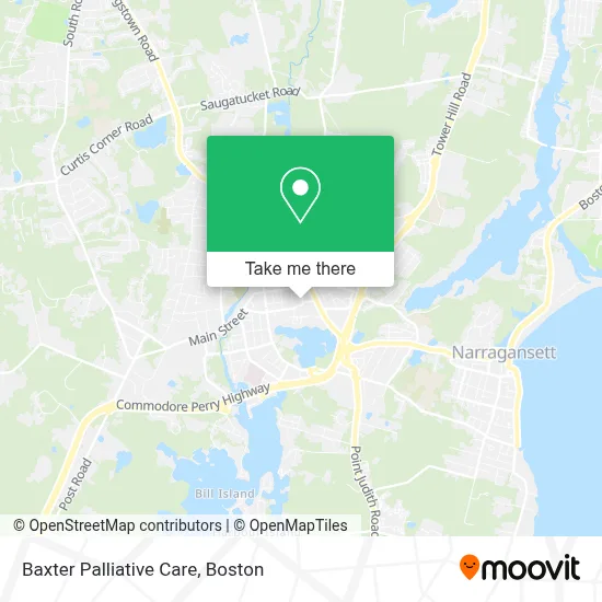 Baxter Palliative Care map