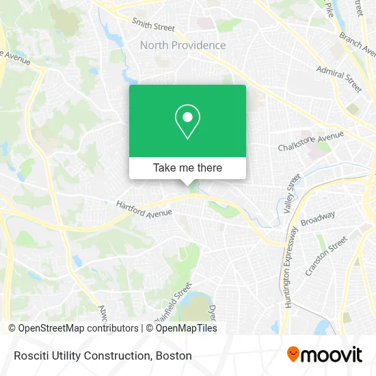 Rosciti Utility Construction map