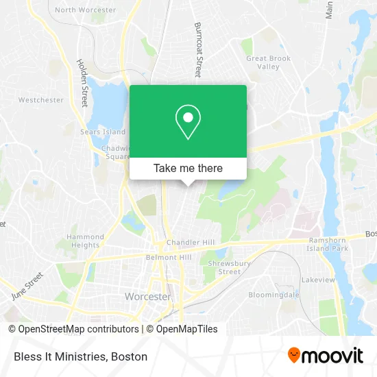 Bless It Ministries map